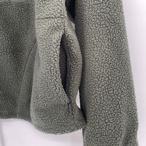 Bass Outdoors Women’s Green Coastal Sherpa Fleece Jacket Size XS - Picture 5 of 10